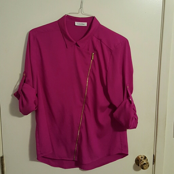 Calvin Klein Fuschia Shirt