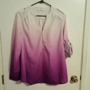 Calvin Klein Purple Blouse