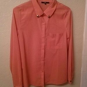 Coral blouse