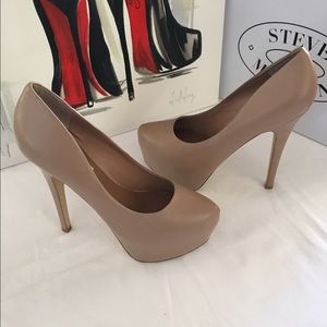 Steve Madden Dejavu Heels- Blush Leather