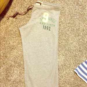 Abercrombie and Fitch Gray 3/4 sweatpants