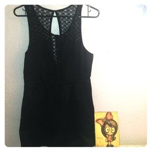 Black romper with lace 🕸