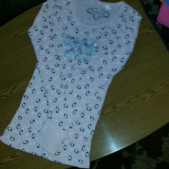 PINK THERMAL MATERIAL LONG SLEEVE