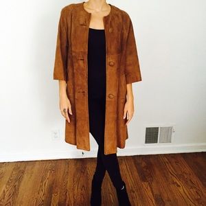 Vintage suede coat