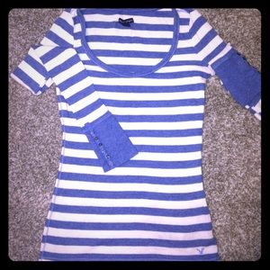 American Eagle Stripped thermal