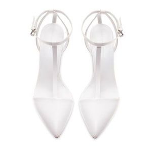 Zara high-heel sandals with ankle straps