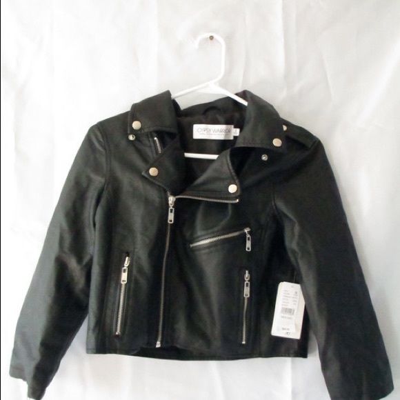 LOOKING FOR GYPSY WARRIOR CROPPED LEATHER JACKET