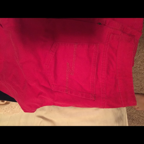 Red jeans