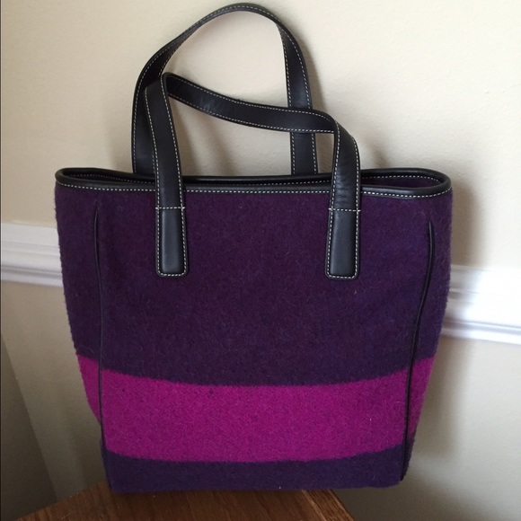 Coach Wool Mini Tote