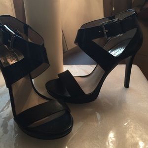 Michael Kors Black Strapped Shoe