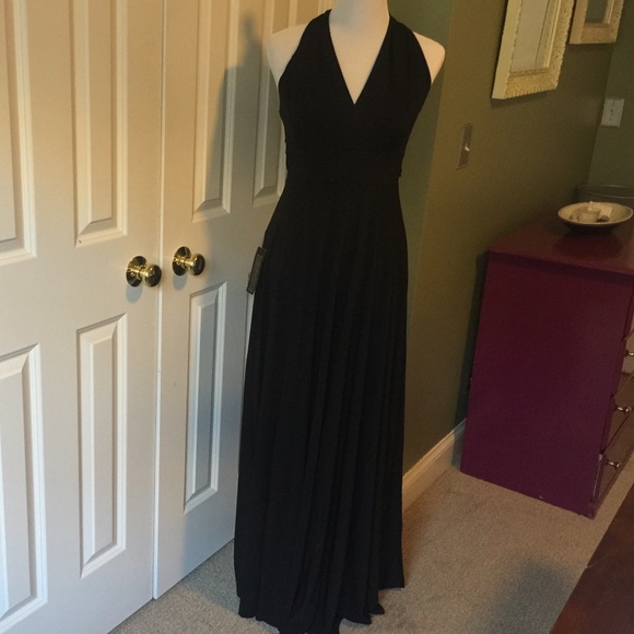 Black formal dress. Never worn. - Picture 4 of 4