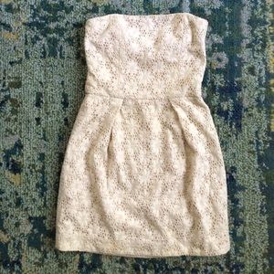 Adorable strapless French connection mini dress