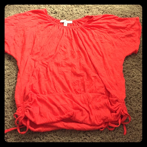 Gorgeous orange shirt from French laundry.