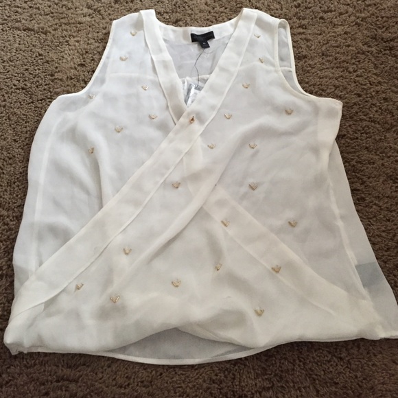 White, shear over shirt