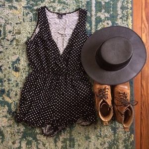 Forever 21 polka dot romper