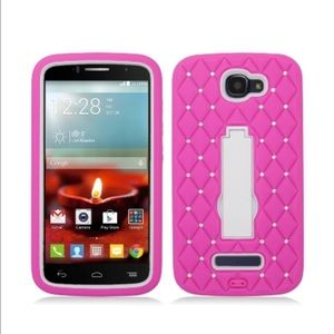 Pink Alcatel one touch fierce phone case
