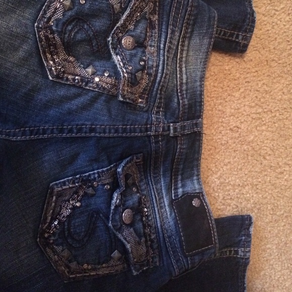 Brand new silver jeans
