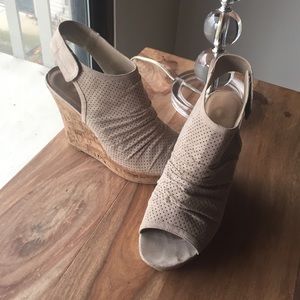 Faux suede sandals ‼️MAKE AN OFFER‼️