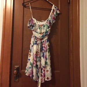 Arden B one shoulder floral dress