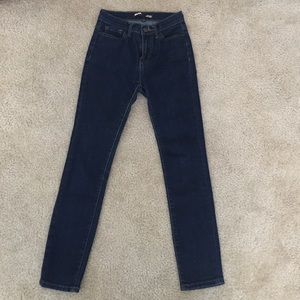 BDG "grazer high rise" dark wash denim size 24