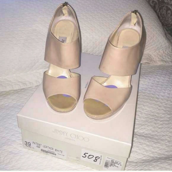 Nude Open toe-Cut out Heels