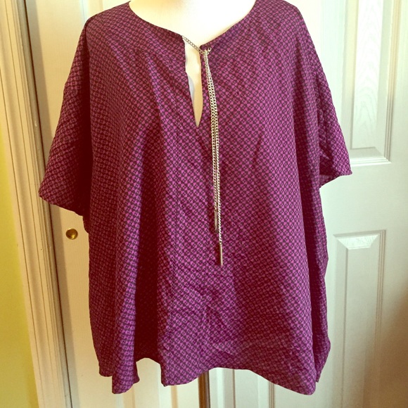 Beautiful purple and black shirt