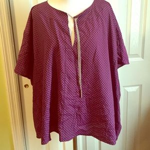 Beautiful purple and black shirt