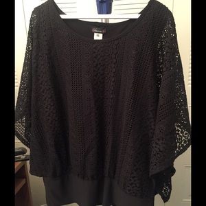 Cocomo black lacy blouse.