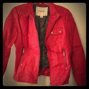 Red jacket