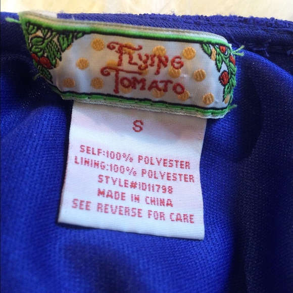 SOLD 😊 Like New! Royal blue boutique dress. - Picture 4 of 4