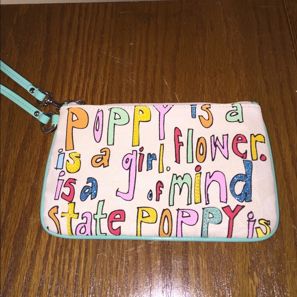 Coach Poppy Is A Girl Wristlet