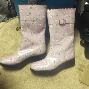 Stuart Weitzman Rainboots! 8.5- like new!