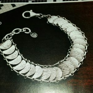 Silpada Sterling Silver reversible sequin bracelet