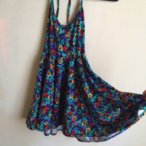 american apparel mini halter dress