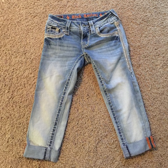 Clearance!! Rock Revival Capris "Celinda" 23