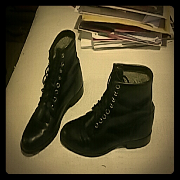 Black boots