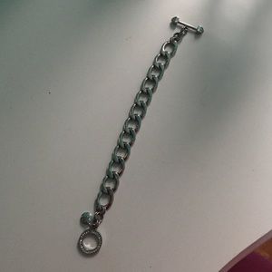 Silver juicy couture bracelet