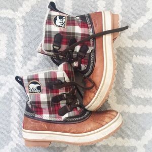 Sorel Plaid Boots