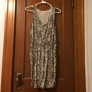 Black and white Aztec dress