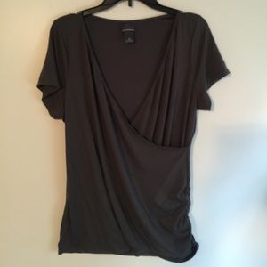 Oh Baby by Motherhood Wrap Style Maternity Top