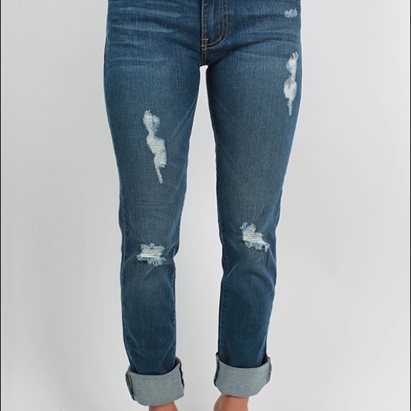 SOLD—Distressed Jeans - Picture 2 of 3