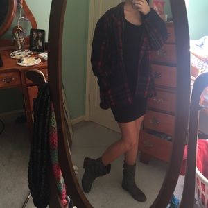 Plaid Peacoat