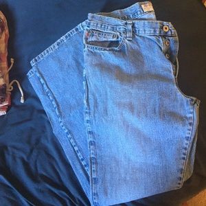 HOLLISTER Faded button-up jeans