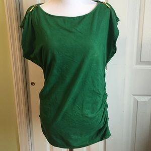 Green shirt