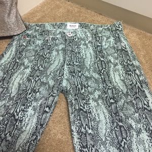 HUDSON jeans- Python print Nico super skinnies