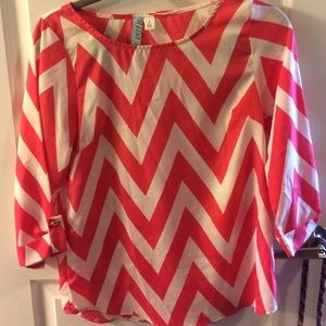 chevron blouse