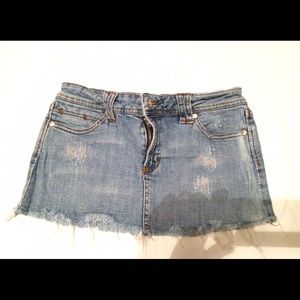 Denim skirt