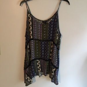 Rue21 BoHo Tank with Crochet Detailing