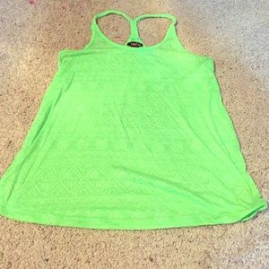 lime green tank!