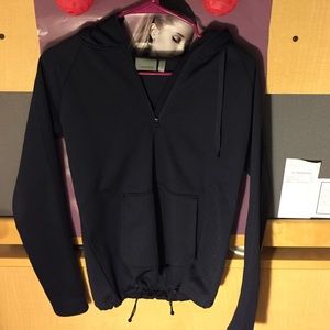 Navy blue athleta workout jacket